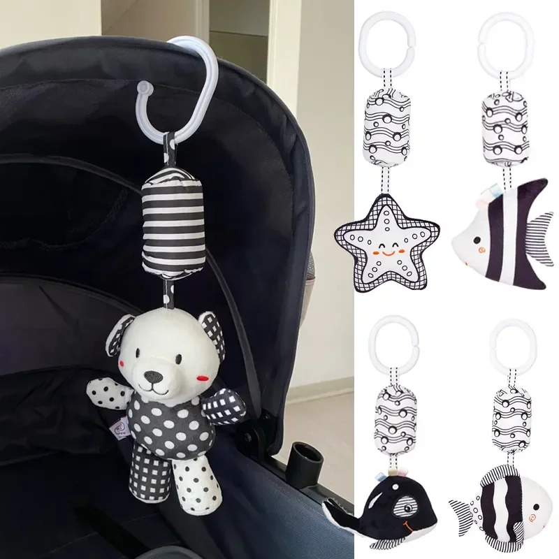 Musical Instrument Rattle - Poussette lit cloche suspendue poupée en