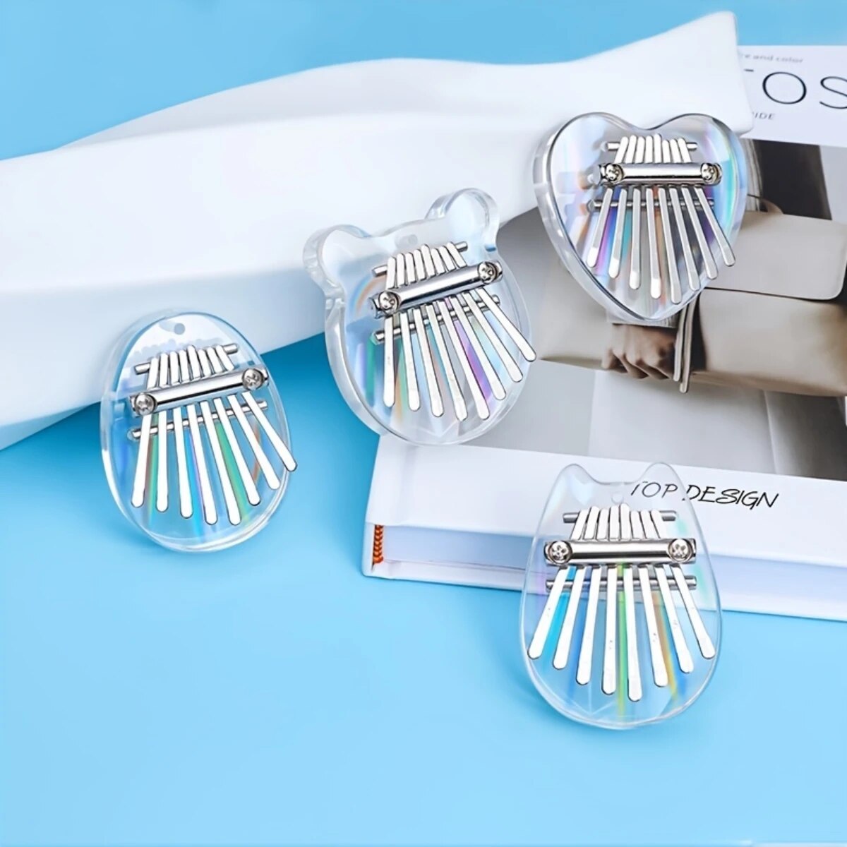 Musical Instrument Names - Miwayer 8 touches Mini Kalimba arc-en-ciel