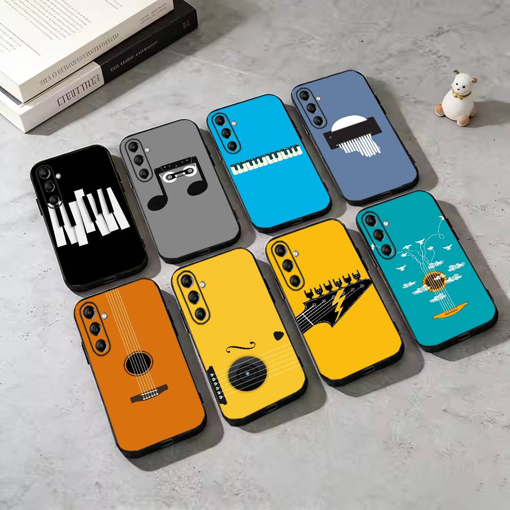 Musical Instrument Quotes - Coque de téléphone minimaliste avec motif