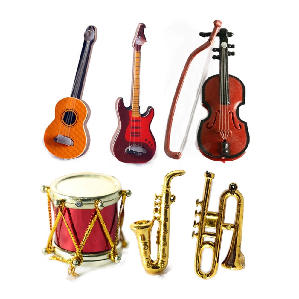 Musical Instrument Names - Instruments de musique pour poupée, échelle