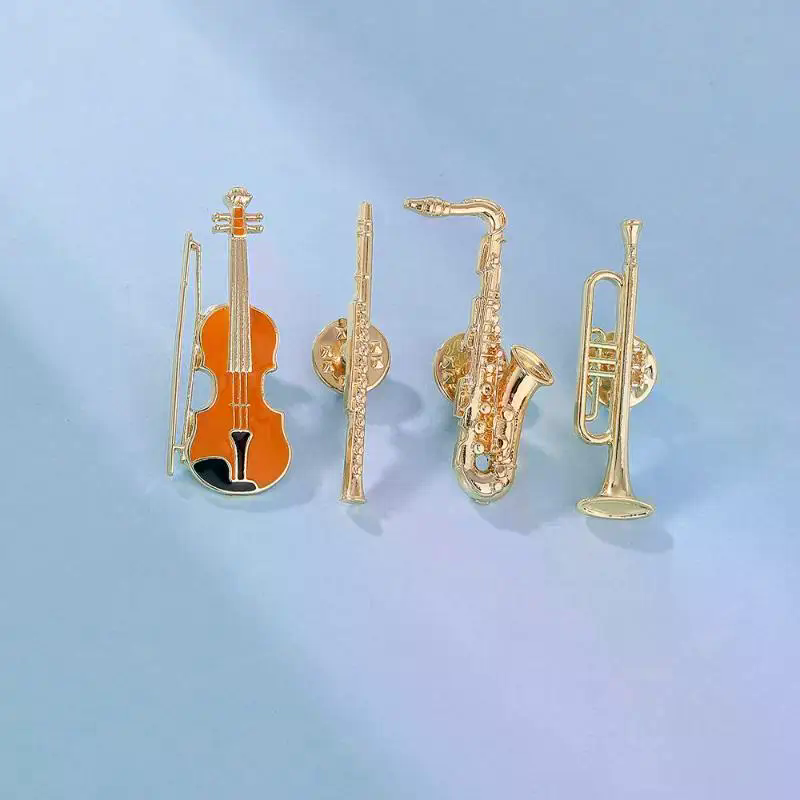 Musical Instrument In Orchestra - Badge d'orchestre symphonique, 1 pièce, Instruments