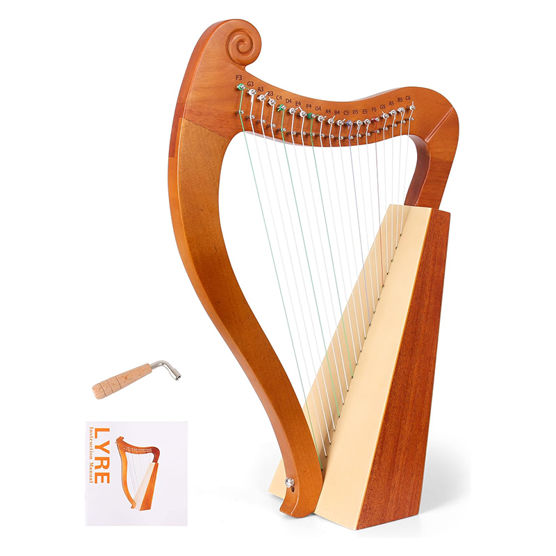 Musical Instrument Names - 15 19 cordes Mini harpe Lyre