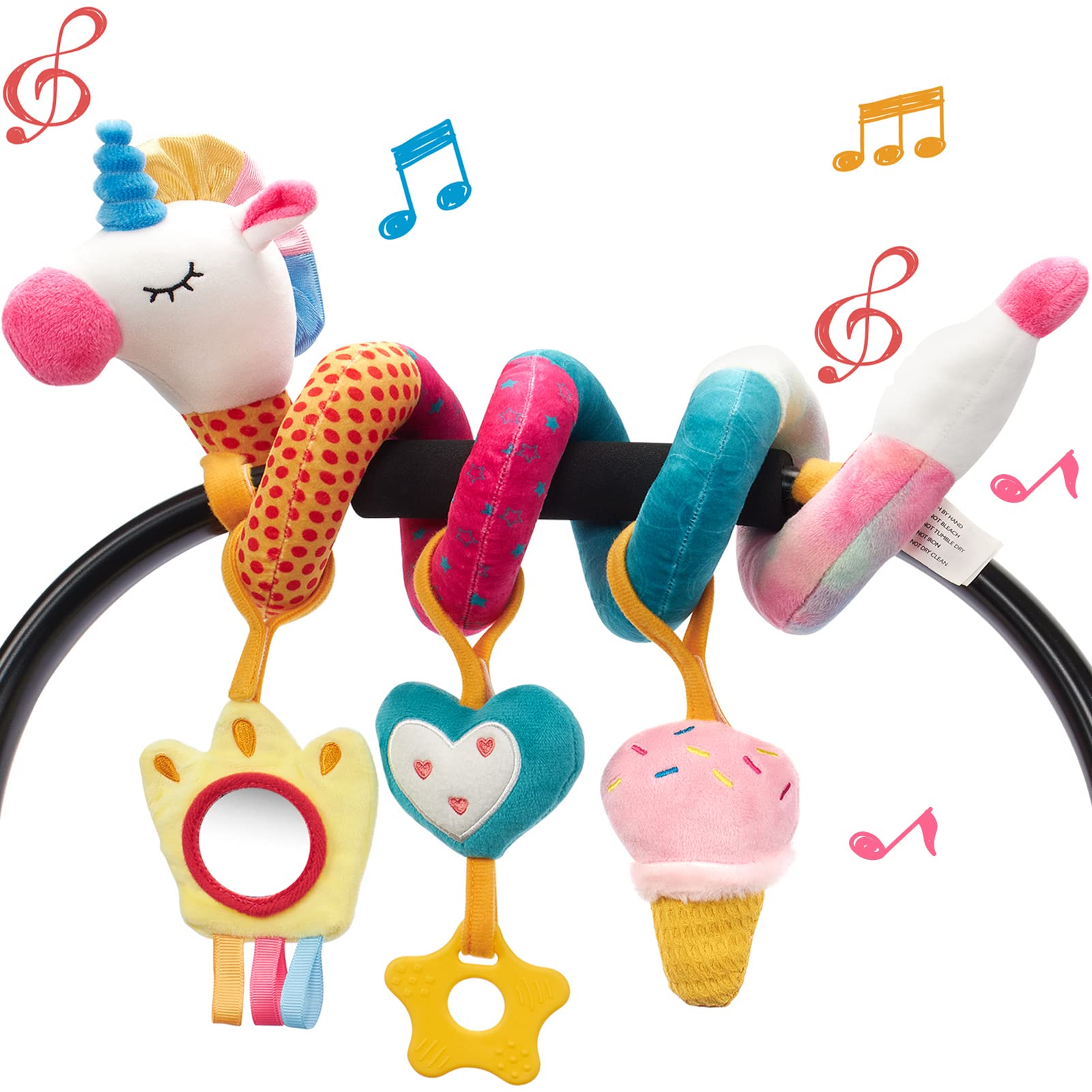 Musical Instrument Rattle - Jouets de siège de voiture pour