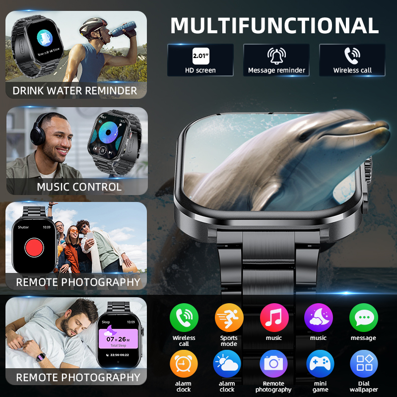 Montre connectée LIGE pour hom - Musical Instrument Craft avis et prix