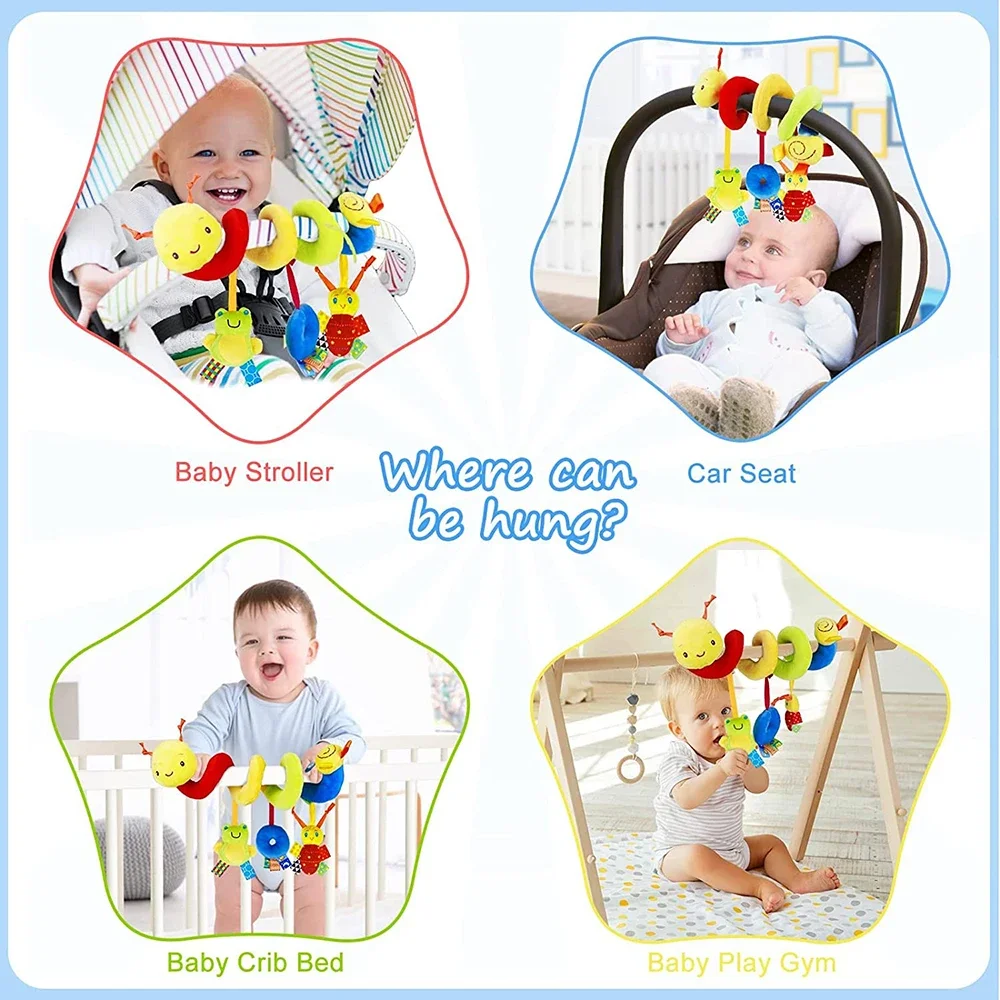 Jouets de poussette en spirale - Musical Instrument Rattle avis et prix