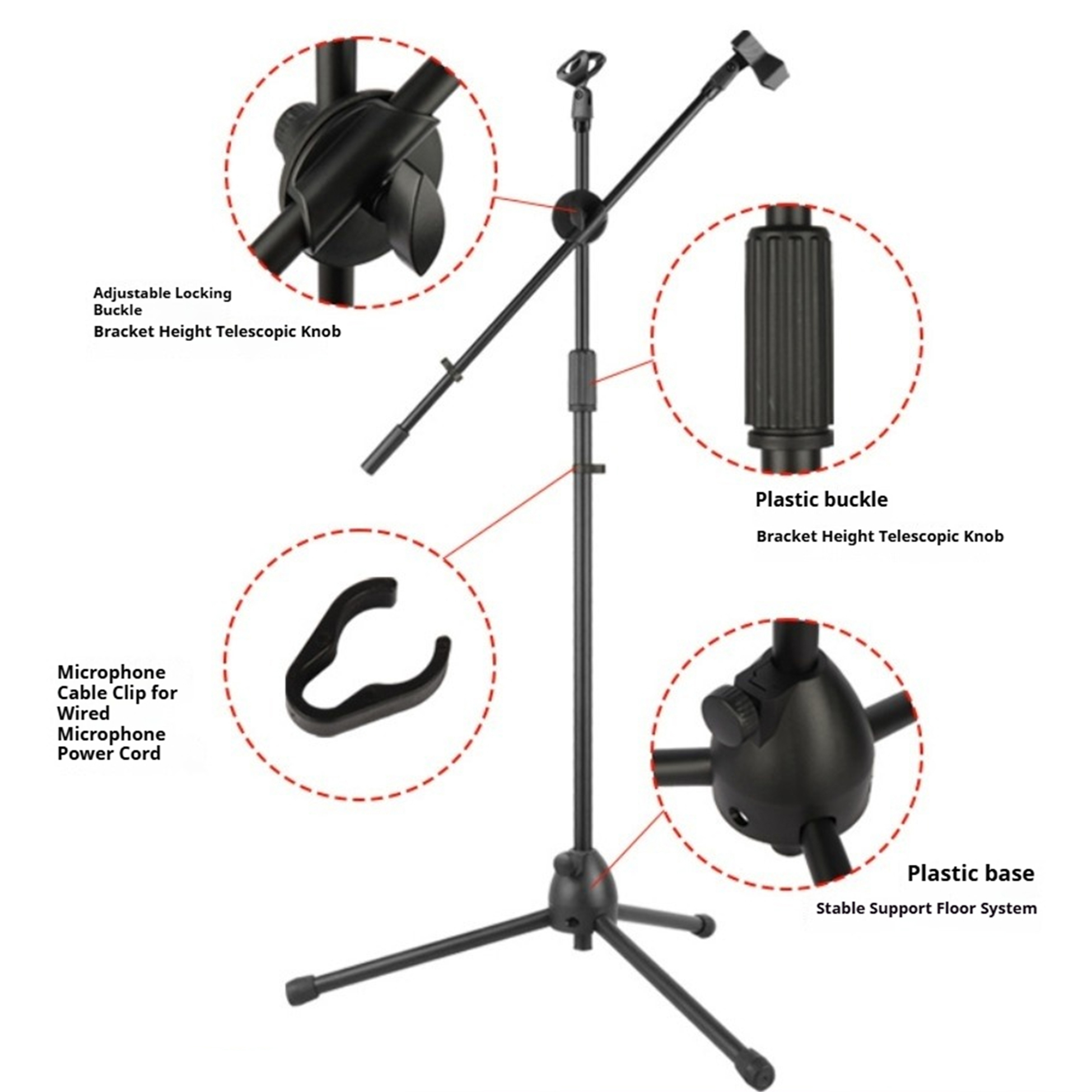 Support de microphone de perfo - Musical Instrument You Shake avis et prix