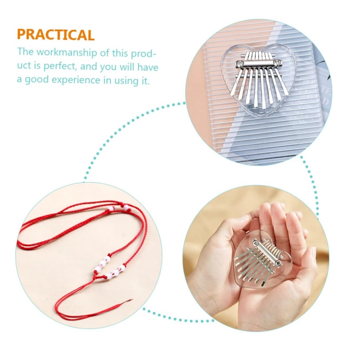 Miwayer 8 touches Mini Kalimba - Musical Instrument Names avis et prix
