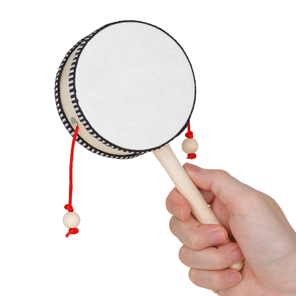Tambourin musical en bois noir - Musical Instrument You Shake avis et prix
