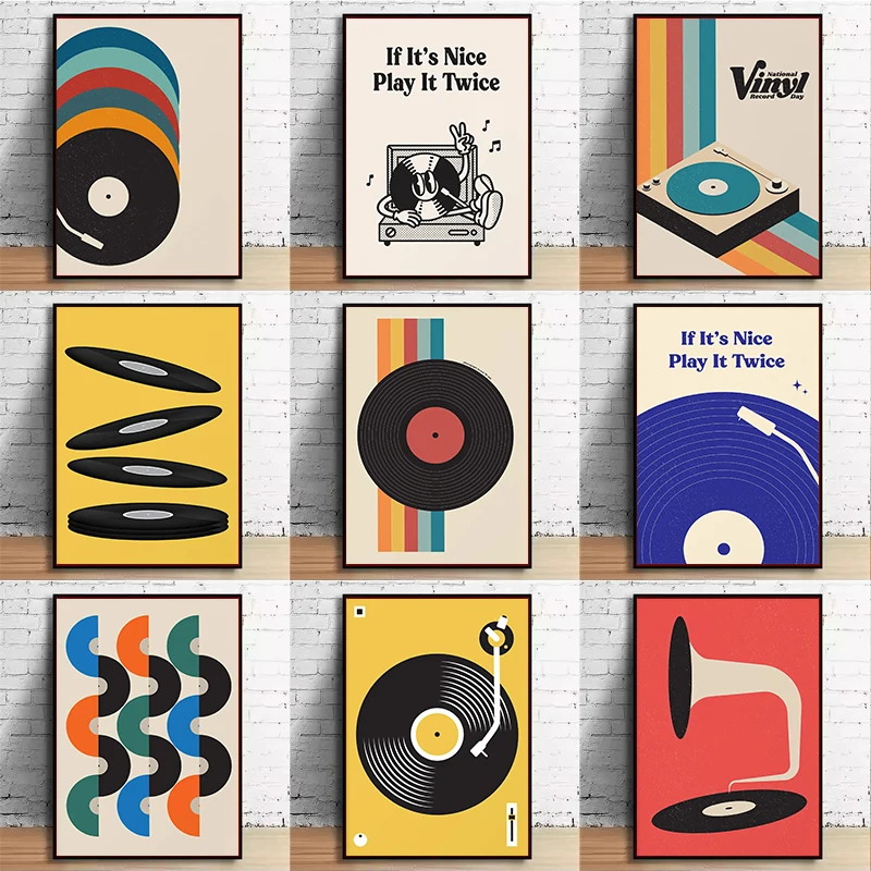 Impression sur toile de disque - Musical Instrument Tuba avis et prix