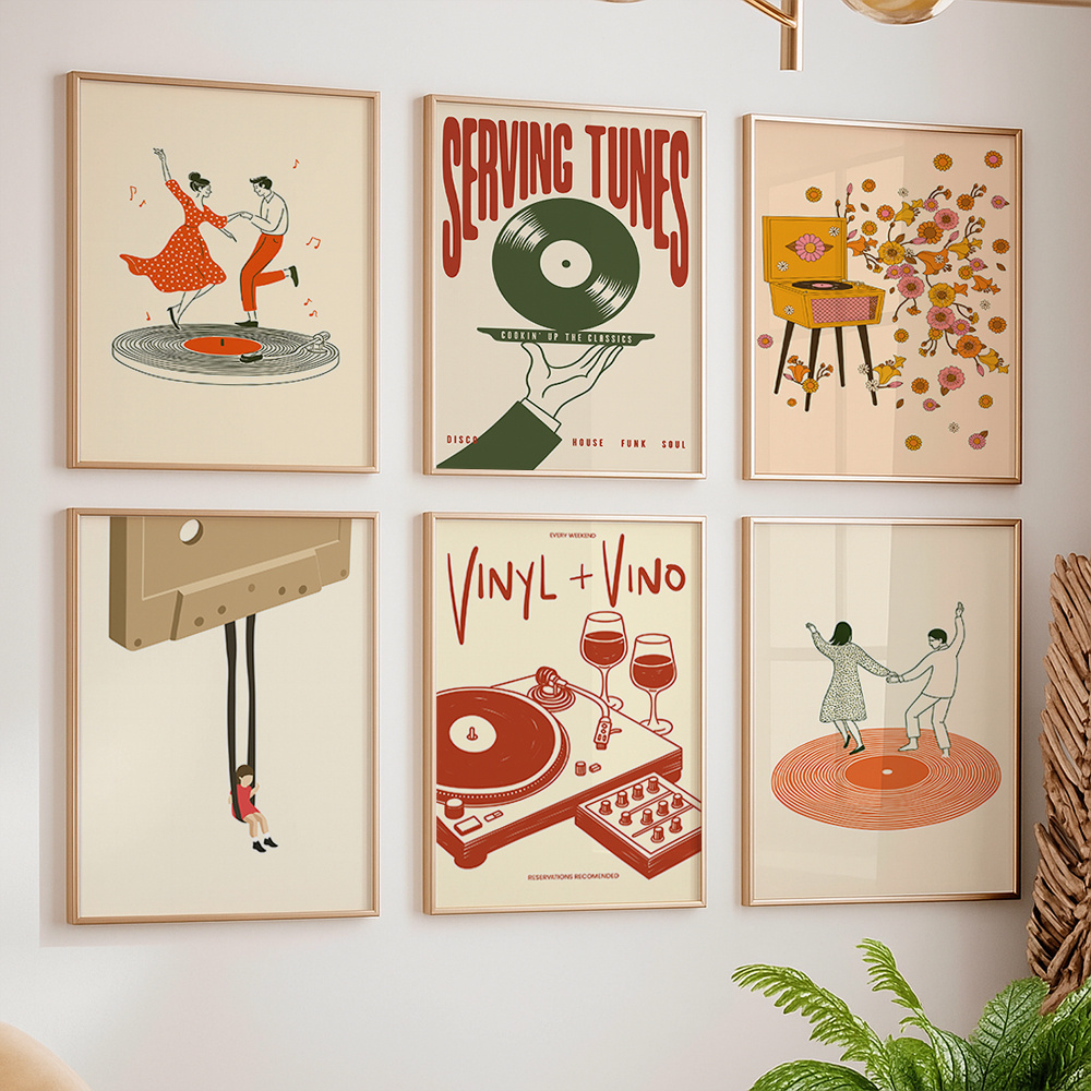 1 pièce Affiche murale vintage - Musical Instrument Tuba avis et prix