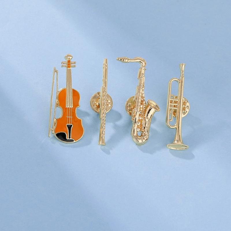 1 pièce Broches en émail amusa - Musical Instrument In Orchestra avis et prix