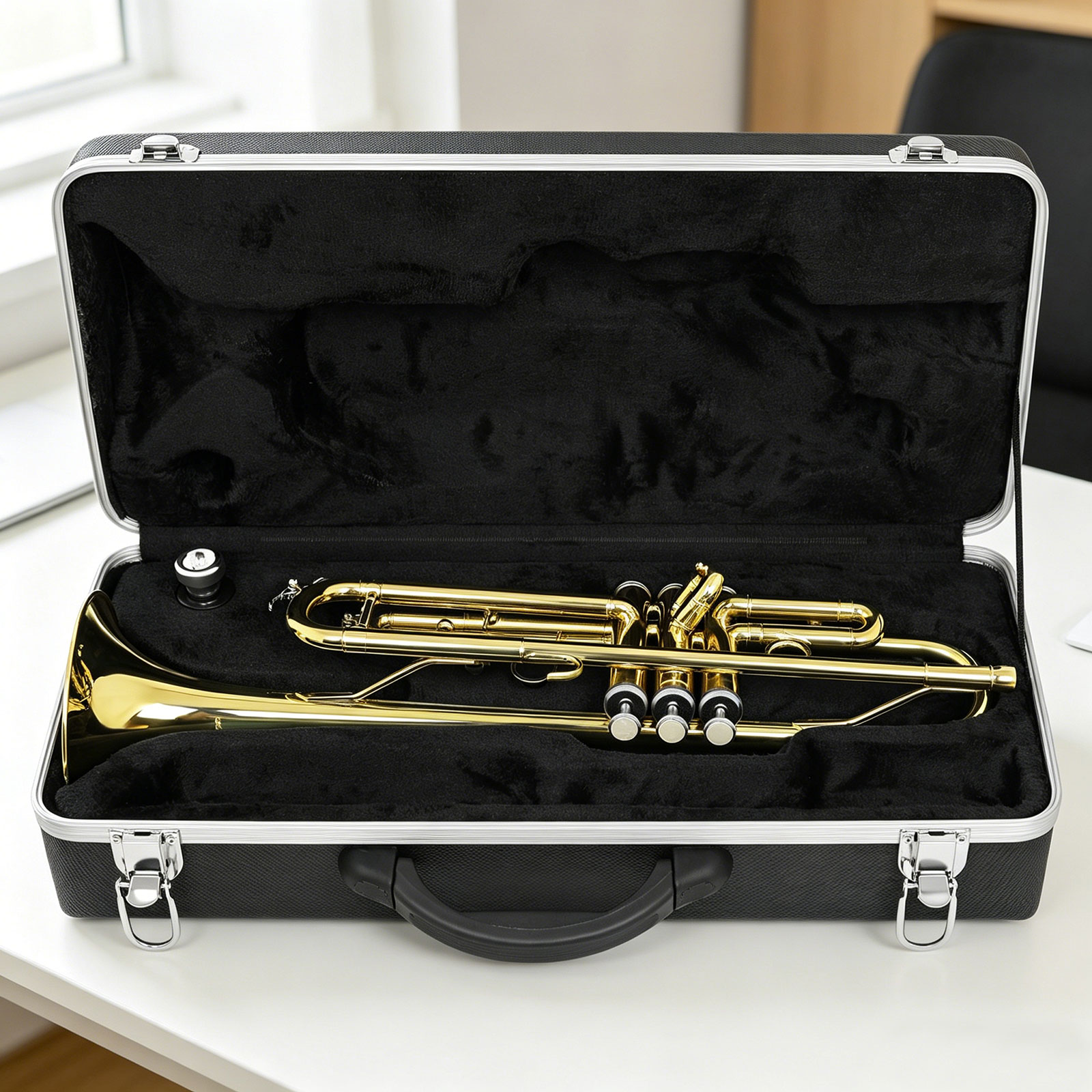    Trompette en laiton doré l - Musical Instrument In Orchestra avis et prix