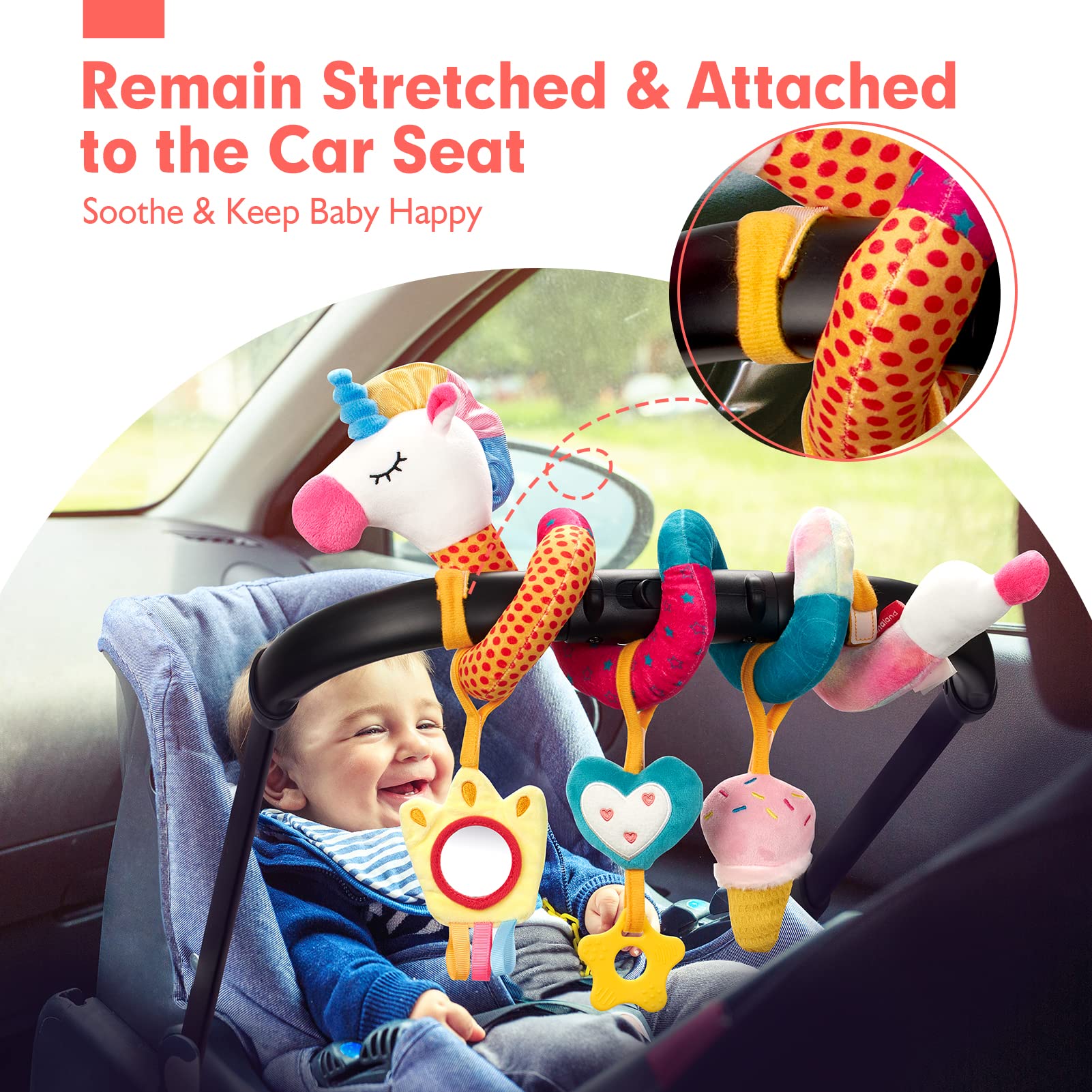 Jouets de siège de voiture pou - Musical Instrument Rattle avis et prix